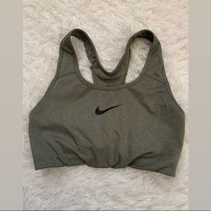 Gray Nike Sports Bra